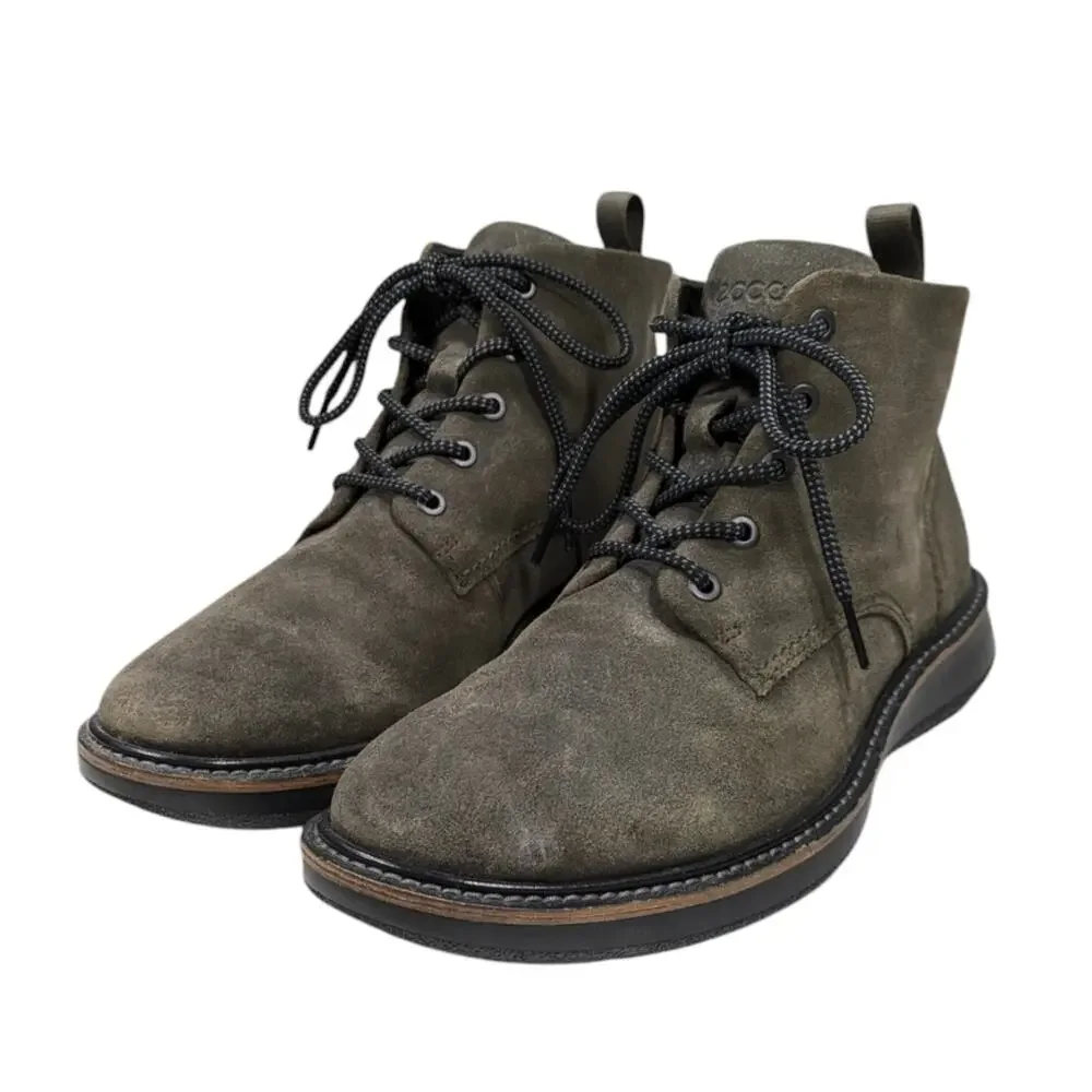 Ecco Men's Aurora Chukka Boots EUC $300 Size 39 S3201